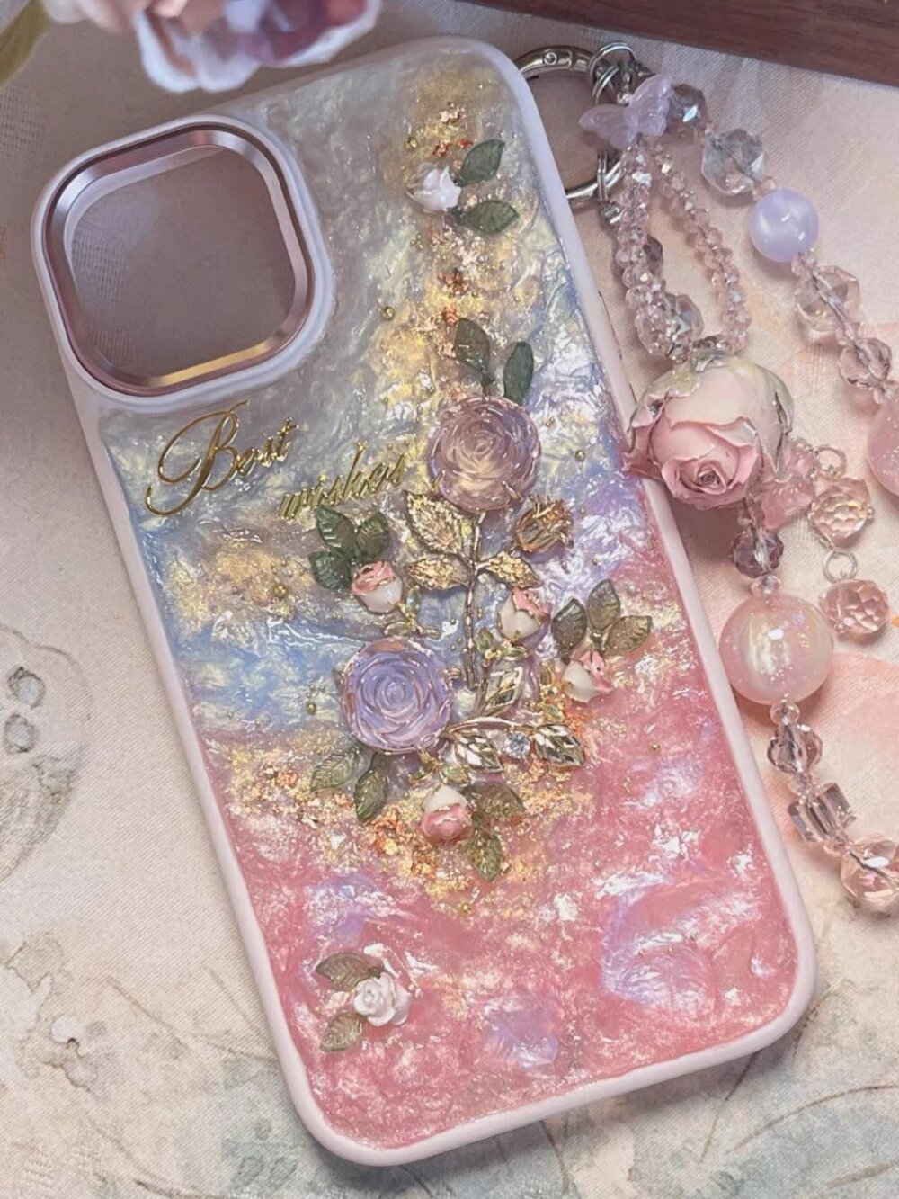 Pink phone case